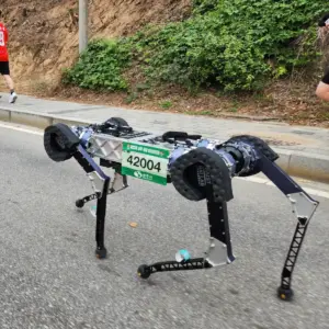 Robot Dog RAIBO2 Runs Full Marathon Faster Than Average Human Without Recharging
